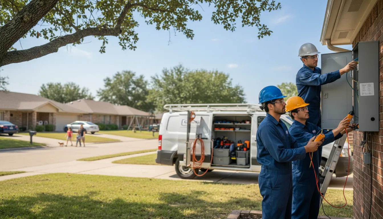 Certified electrician providing emergency electrical services in Hammond, NY